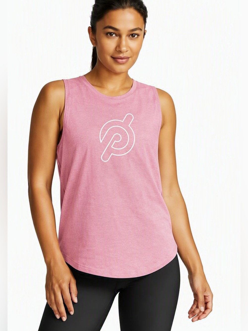 Peloton oversized muscle tank.